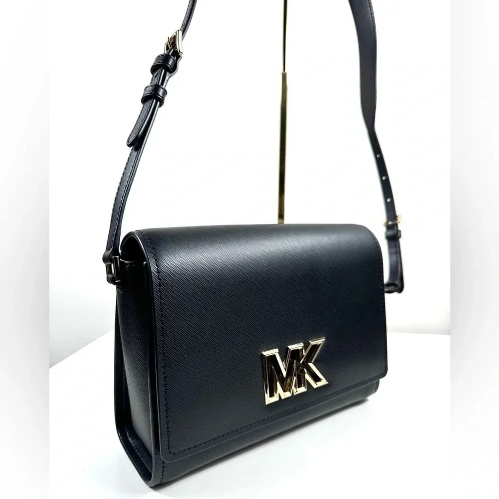 NWT Michael Kors leather MK Crossbody Bag - Picture 7 of 11